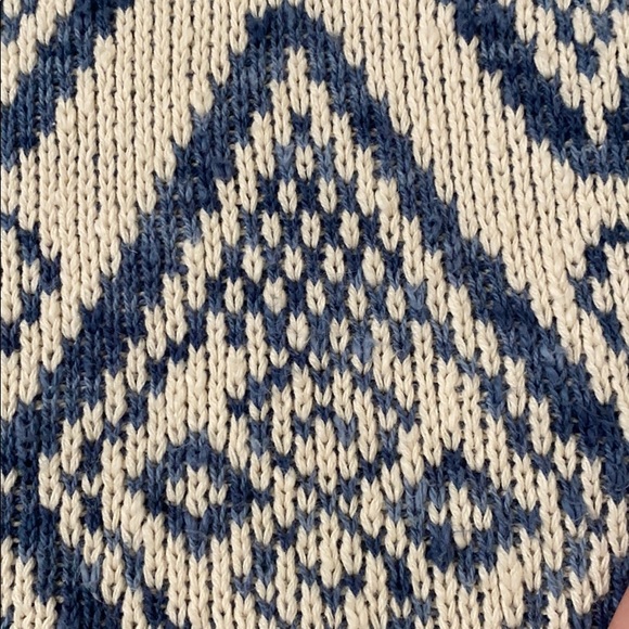 Vtg Knit Cotton Sweater - Picture 5 of 5